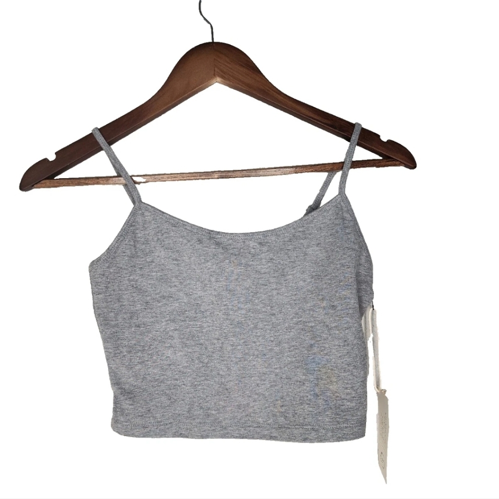 Forever 21 Crop Camisole Top in Heather Grey Size S New With Tags